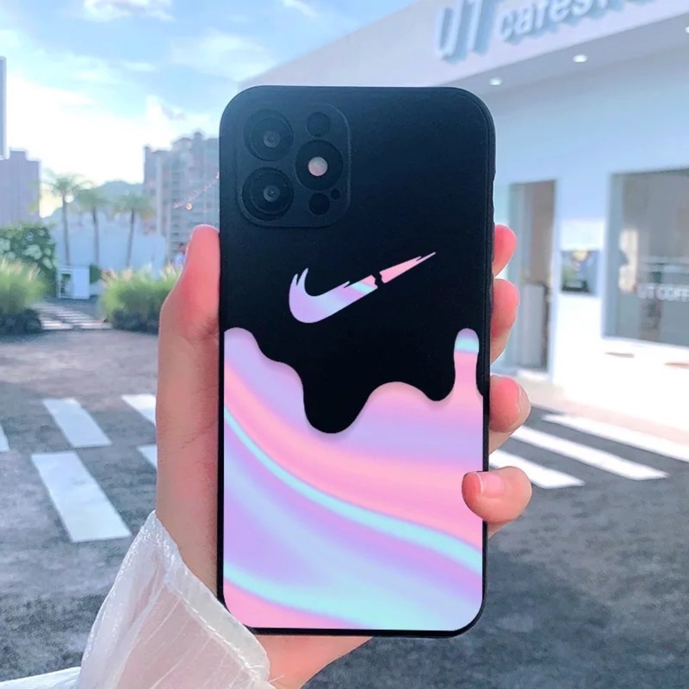 iPhone 13 pro silicone Nike case TPU soft cover